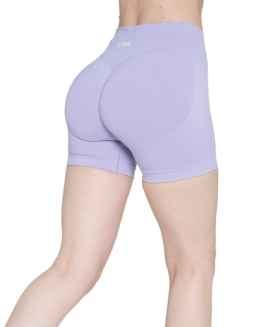 Slay Scrunch Shorts - Lavender Haze